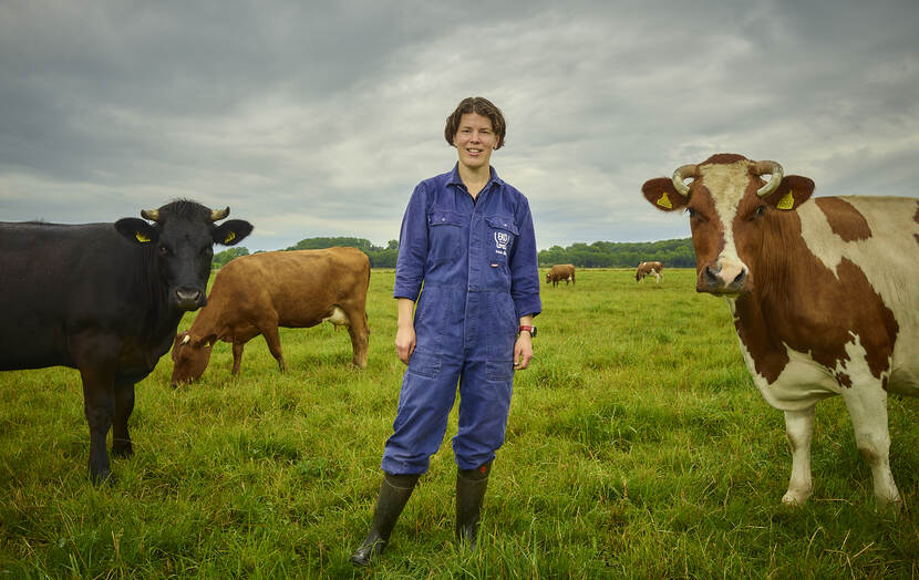 Biologisch melkveehouder Reina